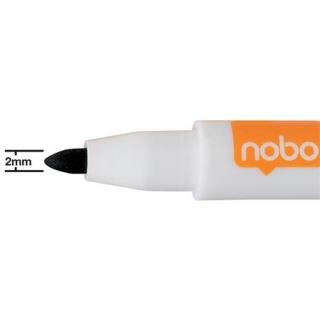 Popisovače stíratelné za sucha Nobo 6ks černé