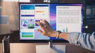 Dell Professional P2424HT 24" WLED/6ms/1000:1/Full HD Touch/VGA/HDMI/DP/USB/IPS panel/cerny
