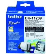 Brother - DK-11209 (papírové/ úzké adresy - 800ks) 29 x 62mm