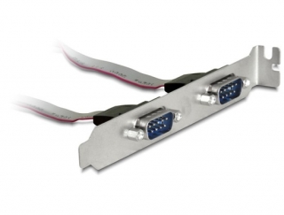 Záslepka do slotu 2x Serial port DB9 (27 cm)