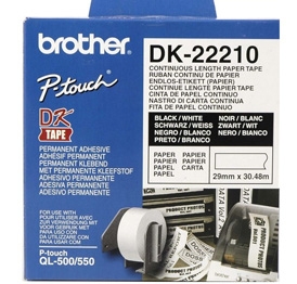 Brother - DK-22210 (papírová role 29mm x 30,48m)