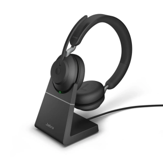 Jabra EVOLVE2 65, Link380a MS Stereo Stand Black