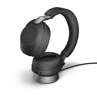 Jabra EVOLVE2 85, Link380a MS Stereo Stand Black