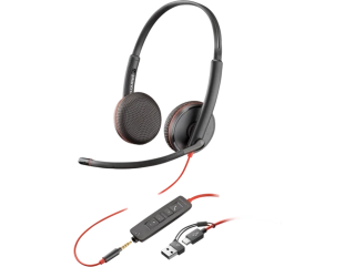 Poly BLACKWIRE 3225, USB-C, USB-C/A