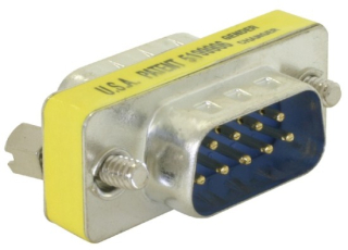 Delock Adaptér DB9 samec/samec