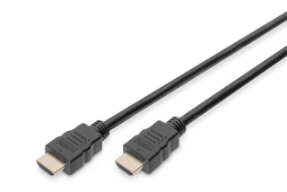 Digitus Připojovací kabel HDMI High Speed, typ A M/M, 1,0 m, Ultra HD 60p, zlatý, bl