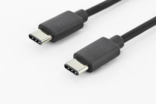 Digitus Připojovací kabel USB typu C na C, 1,8 m, 3A, 480 MB, verze 2.0, bl