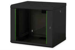 Digitus 9U skříň pro montáž na stěnu, Unique series 509x600x450 mm, barva černá (RAL 9005)