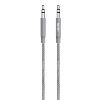 Belkin 3.5mm Jack M/M Metallic MIXIT, 1.2m šedý