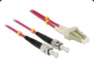 OPTIX LC-ST Optický patch cord 50/125 20m OM4 Duplex