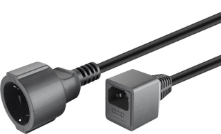 Avacom Prodlužovací přívod 230V s EURO konektorem C14 (IEC connection) , 20cm