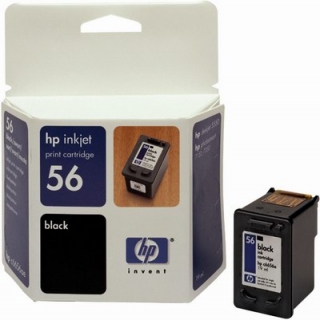 HP C6656AE Ink Cart No.56 pro DJ 5550, PS 7x50, 7x60, 19ml, Black