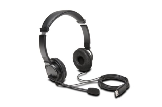 KENSINGTON USB Hi-Fi sluchátka s mikrofonem a ovládáním hlasitosti