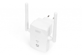 DIGITUS 300 Mbps bezdrátový opakovač / přístupový bod, 2,4 GHz + USB nabíjecí port