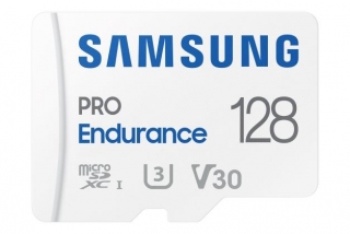 Samsung Micro SDXC karta 128GB PRO Endurance + SD adaptér