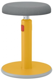 Ergonomická balanční židle pro sezení/stání Leitz ERGO Cosy Stool, teplá žlutá