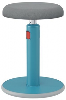 Ergonomická balanční židle pro sezení/stání Leitz ERGO Cosy Stool, klidná modrá