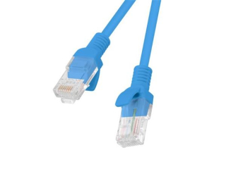 LANBERG Patch kabel CAT.6 UTP 1M modrý Fluke Passed
