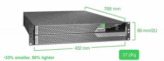 APC Smart-UPS Ultra On-Line Lithium ion, 5KVA/5KW, 2U Rack/Tower, 230V
