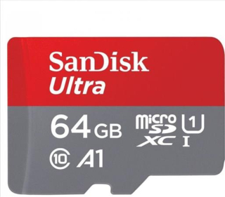SanDisk Ultra/micro SDHC/64GB/140MBps/UHS-I U1 / Class 10/+ Adaptér