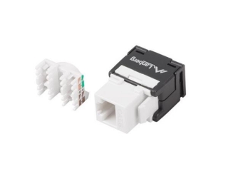 LANBERG KEYSTONE MODULE TOOLLESS RJ45->LSA CAT.6A UTP 180°