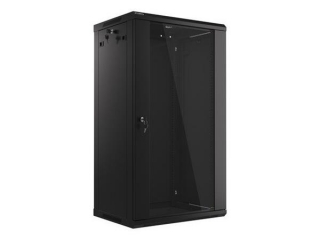 LANBERG RACK CABINET 19” WALL-MOUNT 22U/600X450 (FLAT PACK) BLACK V2