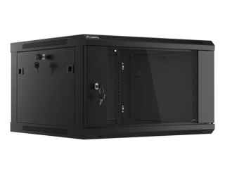 LANBERG RACK CABINET 19” WALL-MOUNT 6U/600X600 (FLAT PACK) V2 BLACK