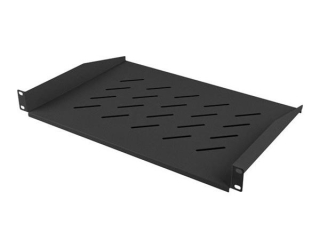 LANBERG 19" FIXED SHELF 1U/483X315MM MAX LOAD CAPACITY UP TO 25KG BLACK