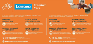 Lenovo rozšíření záruky Lenovo CONS 3r PREMIUM CARE pro "Mainstream NTBs" (ze 3 months Premium Care)