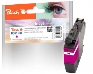 PEACH kompatibilní cartridge Brother LC-3619 XL magenta, 17ml