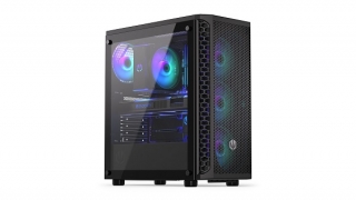 Endorfy skříň Signum 300 ARGB / 2xUSB 3.0 / 4x120mm fan PWM ARGB / mesh panel / tvrzené sklo / černá