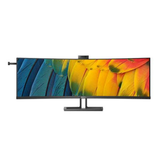 Philips LCD 45B1U6900CH 44,5" zakřivený VA/5120x1440@75Hz/4ms/450cd/2xHDMI/DP/4xUSB/USB-C dock/Webcam/Repro/HAS/VESA