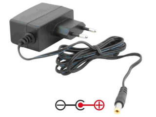 AVACOM Napájecí adaptér univerzální 12V 1A 12W konektor 5,5mm x 2,1mm plus pól uprostřed
