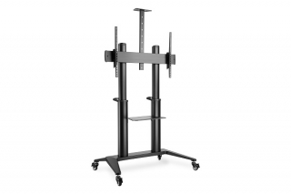 DIGITUS Collaboration Trolley / TV Presentation Cart , 70-120" 140 kg max., černý VESA 200, 400, 600, 800, 1000