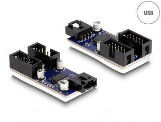 Delock Hub USB 2.0 pin konektor samec 2 porty