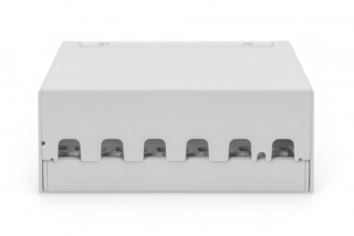 DIGITUS Modulární stolní patch panel, stíněný 6 portů, světle šedý