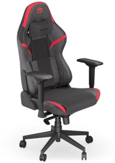 Endorfy herní židle Scrim RD/kůže + textil/červenočerná