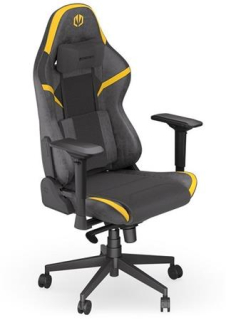 Endorfy herní židle Scrim YL/kůže + textil/žlutočerná