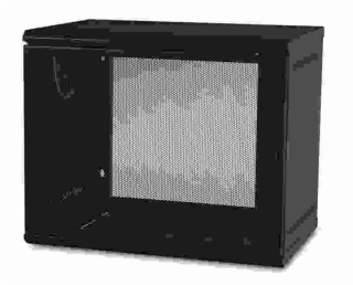 APC NetShelter 9U Wallmount Rack Cabinet Single Hinged Switch Depth