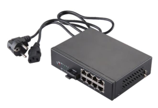 Optický převodník 1,25 Gb (In 1x SCD/ Out 8xRJ45) - neřízený, MM