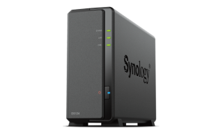 Synology DS124 Realtek RTD1619B 1,7GHz, 1GB RAM DDR4, 1x SATA, 2x USB3.2 Gen 1, 1x GbE