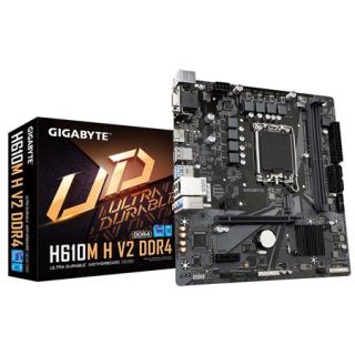 GIGABYTE MB Sc LGA1700 H610M H V2 DDR4, Intel H610, 2xDDR4, 1xVGA, 1xHDMI, D-Sub