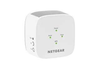 Netgear Dual-band WiFi Range Extender, 750Mbps, Wall-plug, External Antenna -  EX3110-100PES