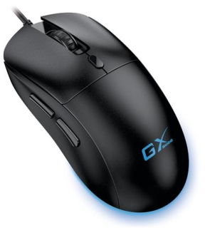 Genius GX Gaming Scorpion M500 , Myš, herní, drátová, optická, RGB podsvícení, 1200–3600DPI, 6 tlačítek, USB, černá