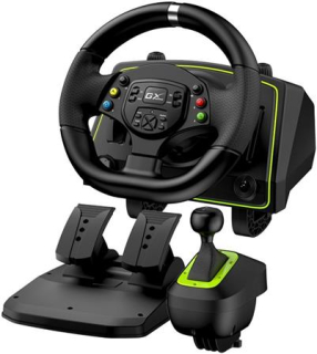 Genius GX Gaming SpeedMaster X2, Volant, pedály, řadicí páka, pro PC, PS3, PS4, PS5, Xbox One, Xbox Series X a Xbox 360