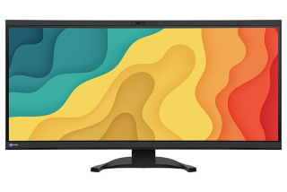 EIZO EV3450XC-BK 34,1" IPS zakřivený/ (UW QHD) 3440 x 1440/5ms/2xHDMI/DP/USB-C/USB/RJ-45/webkamera/výškově nast./černá