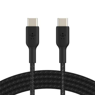 Belkin USB-C na USB-C kabel, 2m, černý - odolný