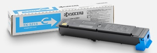 Kyocera toner TK-5215C - 15 000 stran A4 (při 5% pokrytí), pro TASKalfa406ci, cyan