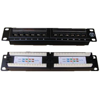 OPTIX UTP Integrovaný patch 10" panel 12p. 1U